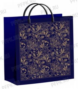 Пакет СОФТПЛАСТ с пласт.ручкой 30х30 (140мкм) мяг.пластик ТИКО Подарочный узор [1/40]