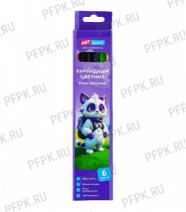 Карандаши цветные (6 цветов) Отважная команда (371-352) [1/24]