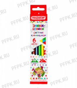 Карандаши цветные (6 цветов) Эники-Беники (181-345) [16/480]