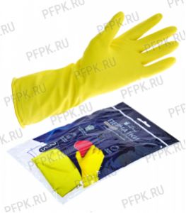 Перчатки латексные с хлопковым напылением S (KHL001HB Libry)(Без ЧЗ) [1/240]