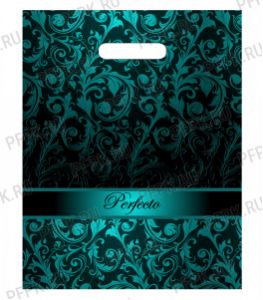 ПЕРФЕКТО, вырубная ручка, 30х37+3 (90мкм) ПВД, ТИКО Ультрамарин [25/400]