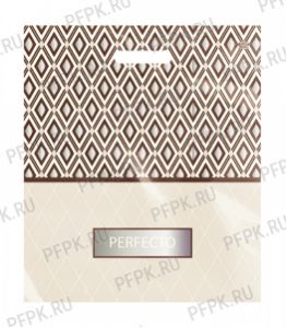 ПЕРФЕКТО, вырубная ручка, 42х48+3 (90мкм) ПВД, ТИКО Арганте 2 [25/300]