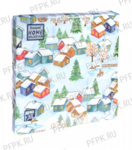 Салфетки НГ бум. DESNA HOME COLLECTION CLASSIC (20 листов) Зимний пейзаж [12/12]