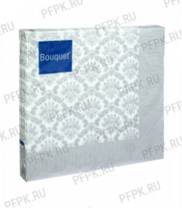 Салфетки бум. DESNA BOUQUET 33х33, 3-сл.,с рис. (20 листов) Гобелен в серебряной рамке [12/12]