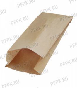 Пакет бум. плоское V-образное дно 90х40х205,крафт [100/2000]