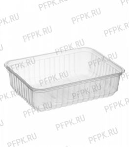 Емкость 750 мл ЮМТ прямоуг. 179х132 (без крышки) 179 750 Прозрачная [50/500]