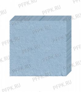 Салфетки бум. DESNA BOUQUET 33х33, 3-сл.,с рис. (16 листов) Барокко Голубой с перламутром [12/12]