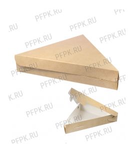 Уголок для пиццы с крышкой КРАФТ DoEco ECO PIE 800 [50/600]