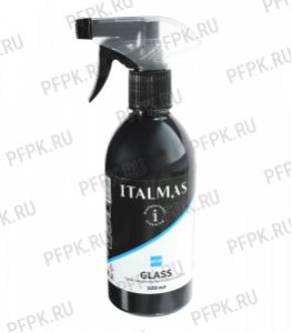Средство для мытья стекол и зеркал ITALMAS Glass 500мл (198)(Без ЧЗ) [1/12]
