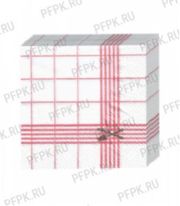 Салфетки бум. DESNA BOUQUET 20х20, 2-сл. (250 листов) Скатерть бордовая [6/6]