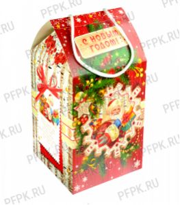 Коробка картон. 1000 гр Снежная рябина [1/200]