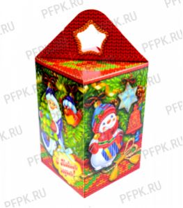 Коробка картон. 1000 гр Теплый подарок [1/250]