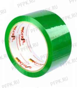 Клейкая лента 48х60 [40 мкм] ЦВ Арт.400300/450300 Зеленый KRAFT [6/36]