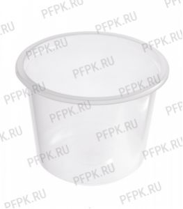Емкость Д-115 500 мл, круглая, ДП Прозрачная [50/500]
