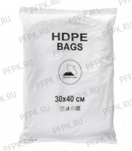 30х40 евро HDPE, БЕЛАЯ ПАЧКА ЧЕРНЫЕ БУКВЫ (упак.) [1/10]