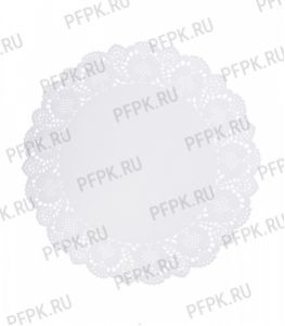 Салфетки ажурные круглые 34,3 см (250 шт. в уп.) КонтинентПак [1/12]