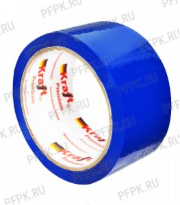 Клейкая лента 48х60 [43 мкм] ЦВ Арт.430300 Синий KRAFT [6/36]