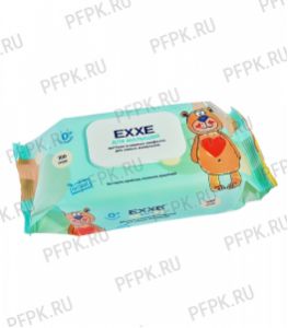 Салфетки влажн. EXXE BABY детские с клапаном (уп. 100 шт.) [1/12]