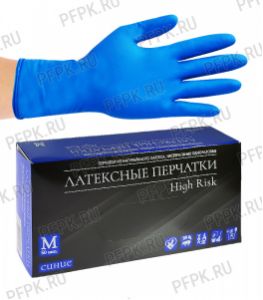 Перчатки латексные HIGH RISK (Хай риск) M (400-401) [25/250]