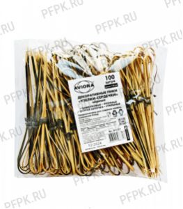 Пики для канапе УЗЕЛКИ-СЕРДЕЧКИ 12см (100 шт. в уп.) AVIORA (401-277) [1/15]