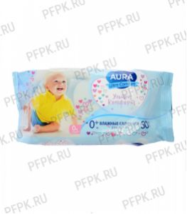Салфетки влажн. ЧЗ AURA ULTRA COMFORT (уп. 60 шт.) Для детей [1/24]