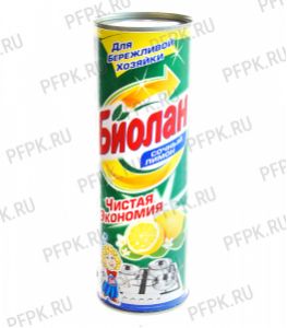 Чистящее средство ЧЗ БИОЛАН 400г Сочный лимон [1/24]