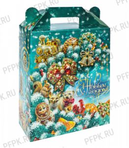 Коробка картон. 900 гр Малахит (27990/а419) [1/200]