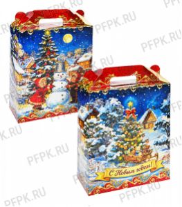 Коробка картон. 1000 гр Рождество [1/175]