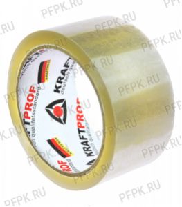 Клейкая лента 48х50 [45 мкм] Арт.450250 Прозрачная KRAFTPROF [6/36]