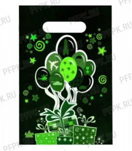 БУТИК, вырубная ручка, 20х30 (30мкм) ПВД, ТИКО Юный патриот [100/3000]